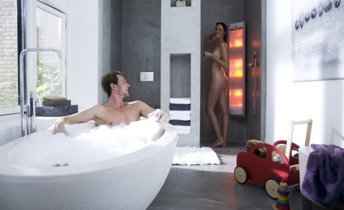 Genieten van infrarood én zonlicht tijdens het douchen! Genieten van infrarood én zonlicht tijdens het douchen!