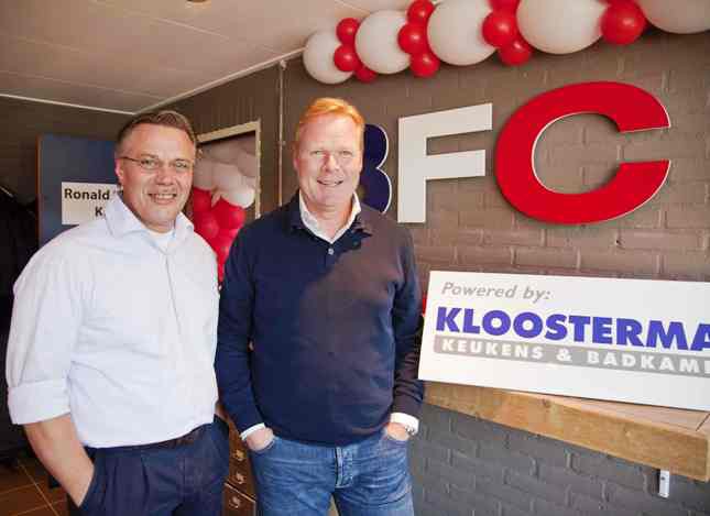 Ronald Koeman opent zijn 'eigen' kamer Ronald Koeman opent zijn 'eigen' kamer