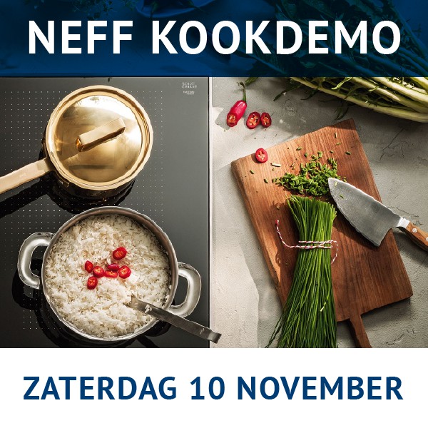 NEFF kookdemonstraties voor de enthousiaste hobbykoks NEFF kookdemonstraties voor de enthousiaste hobbykoks