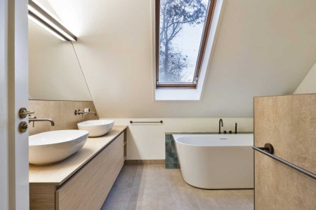 Moderne badkamer Huizen 2026